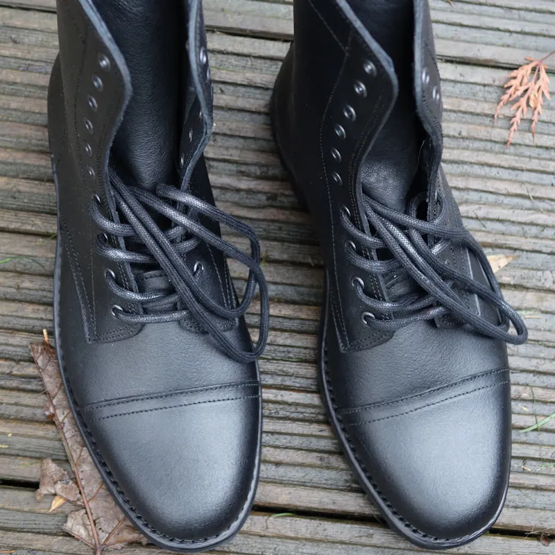 Vesuvius Ranger Leather Boots - Black