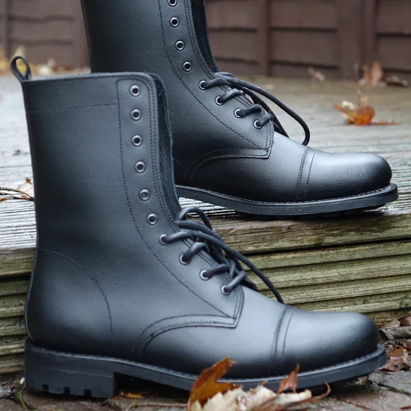 Vesuvius Ranger Leather Boots - Black