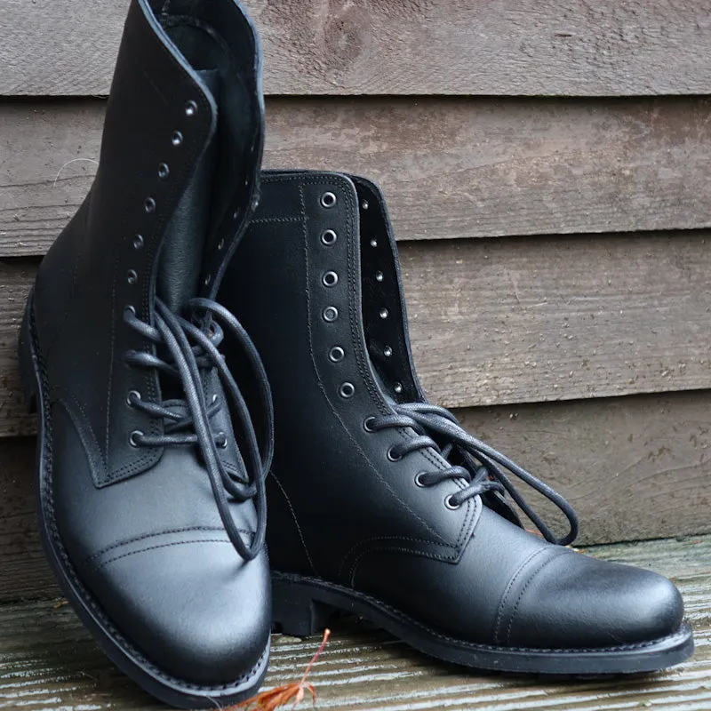 Vesuvius Ranger Leather Boots - Black