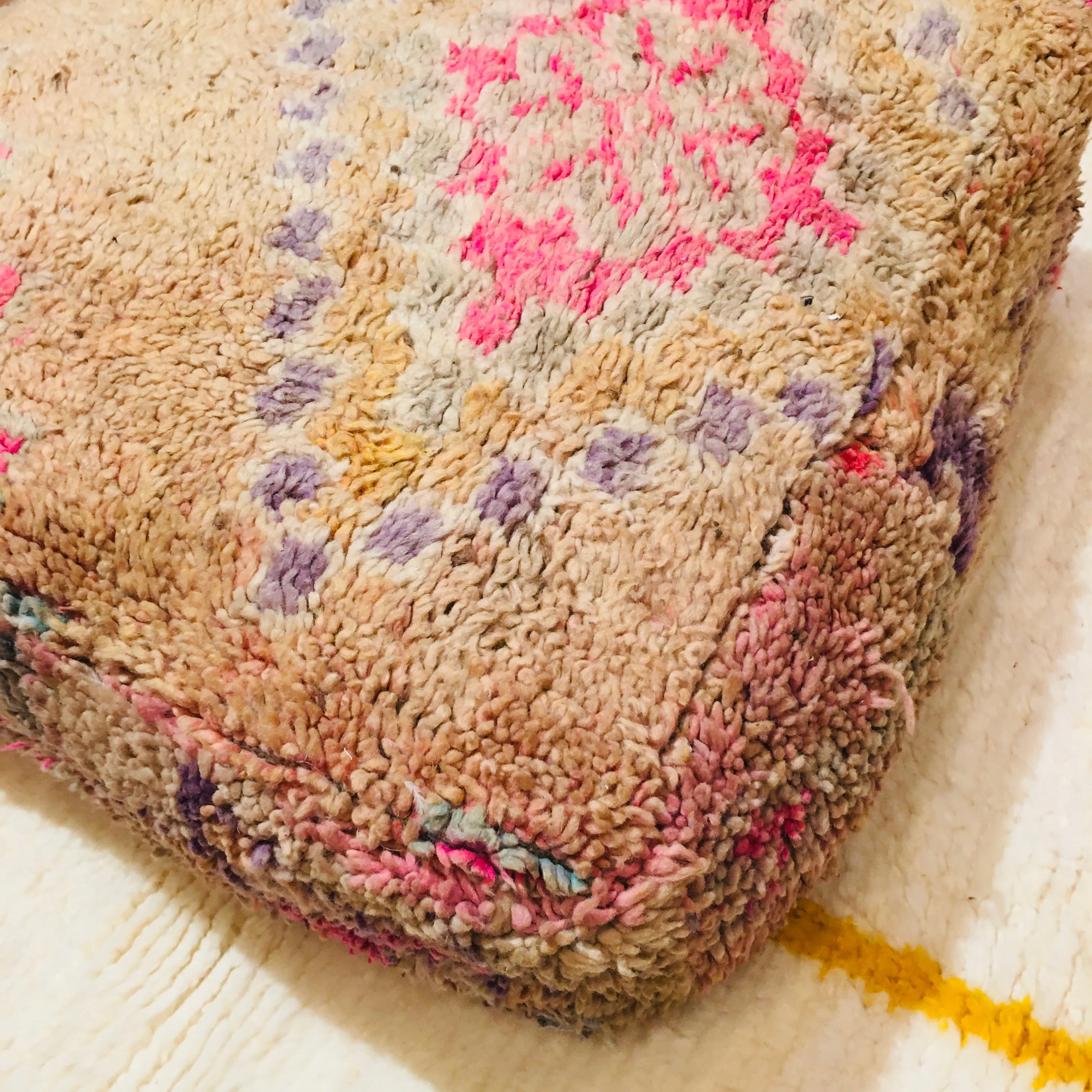 Vintage Moroccan Floor Cushion Cover