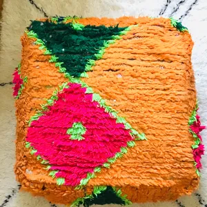 Vintage Moroccan Floor Cushion Cover