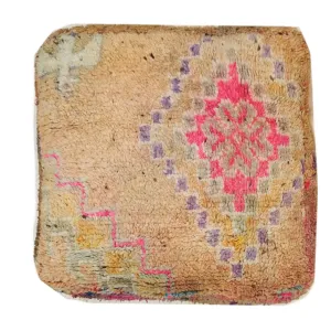 Vintage Moroccan Floor Cushion Cover