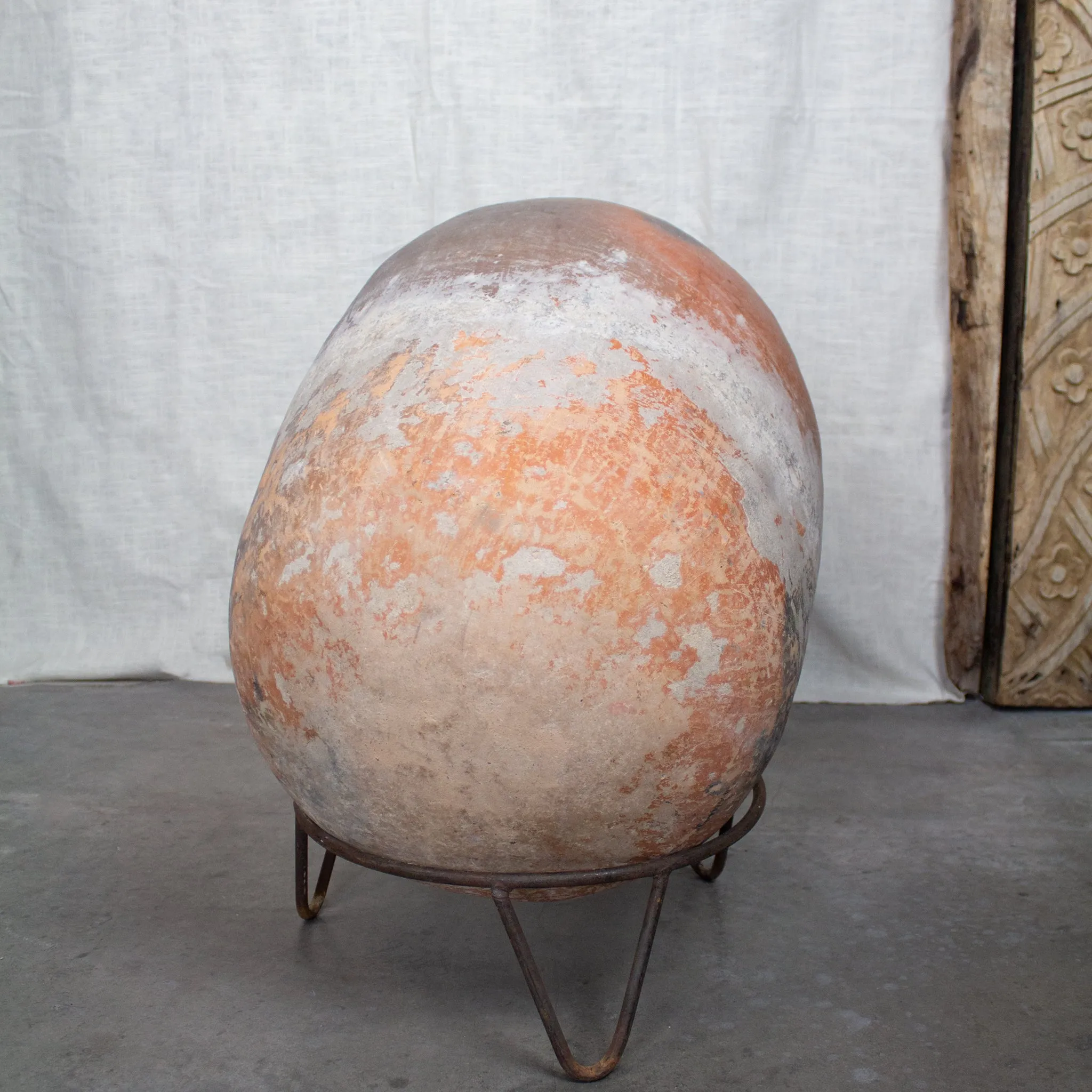 Vintage Oaxacan Distillery Pot, Large Terracotta Planter