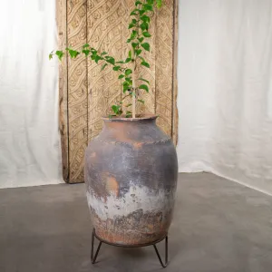 Vintage Oaxacan Distillery Pot, Large Terracotta Planter