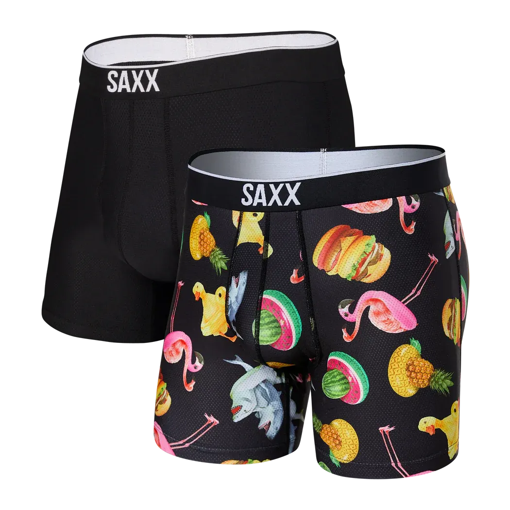 Volt 2-Pack Boxer Brief - Mega Meta Floaties/Black