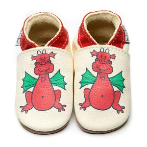 Welsh Dragon Leather Shoes | Inch Blue