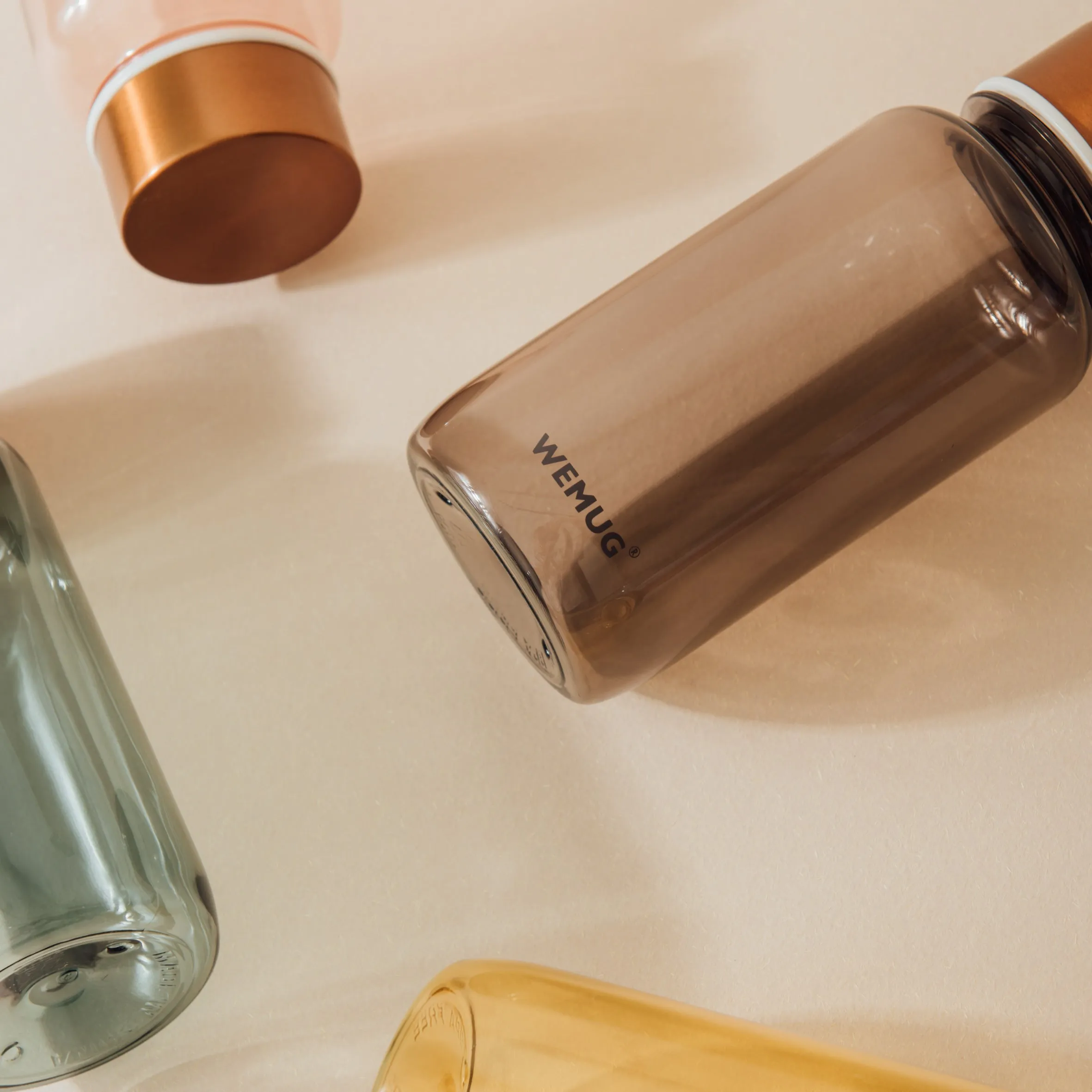 WEMUG Copper Brew Bottle S550/S650 with filter, BPA Free, coffee lover on-the-go