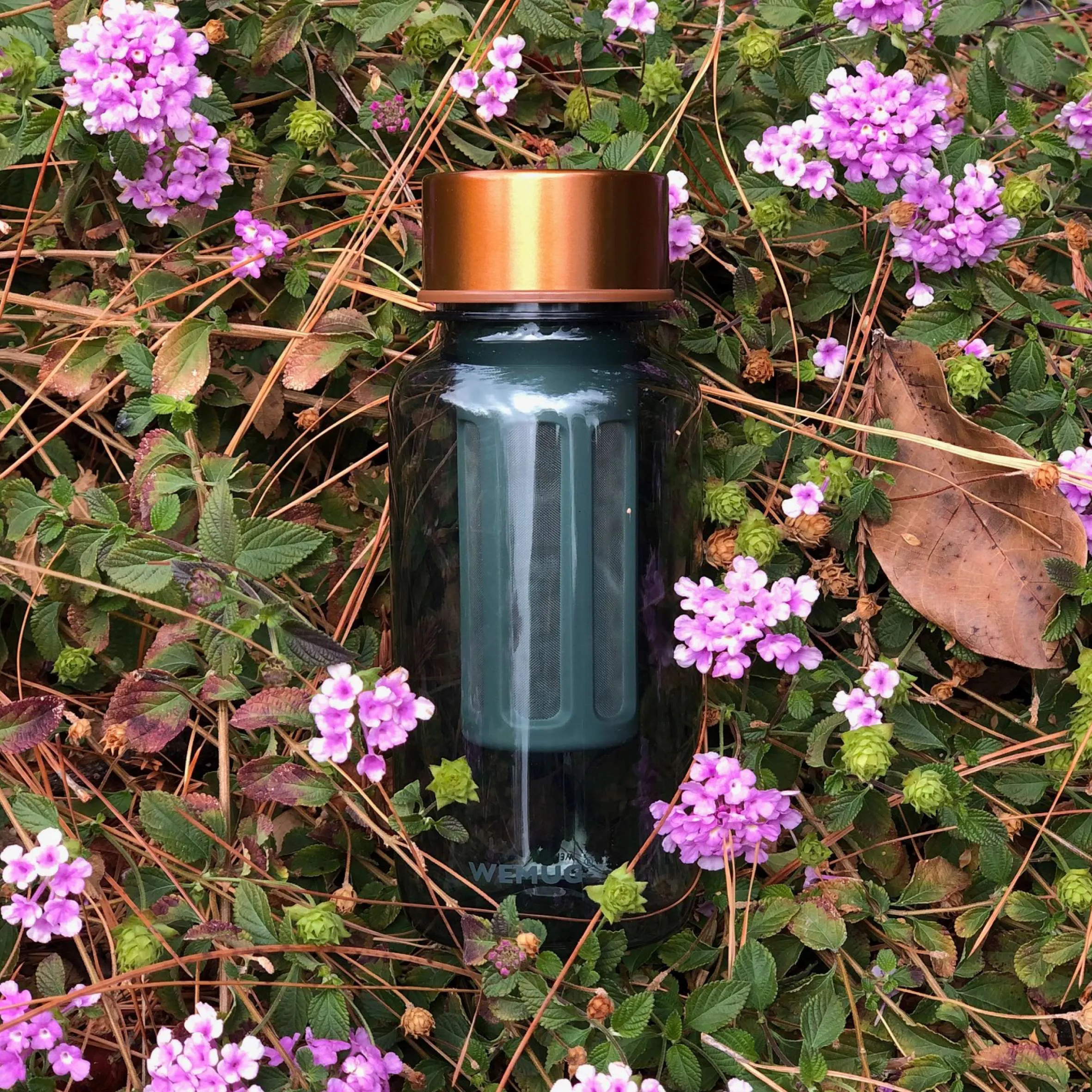 WEMUG Copper Brew Bottle S550/S650 with filter, BPA Free, coffee lover on-the-go