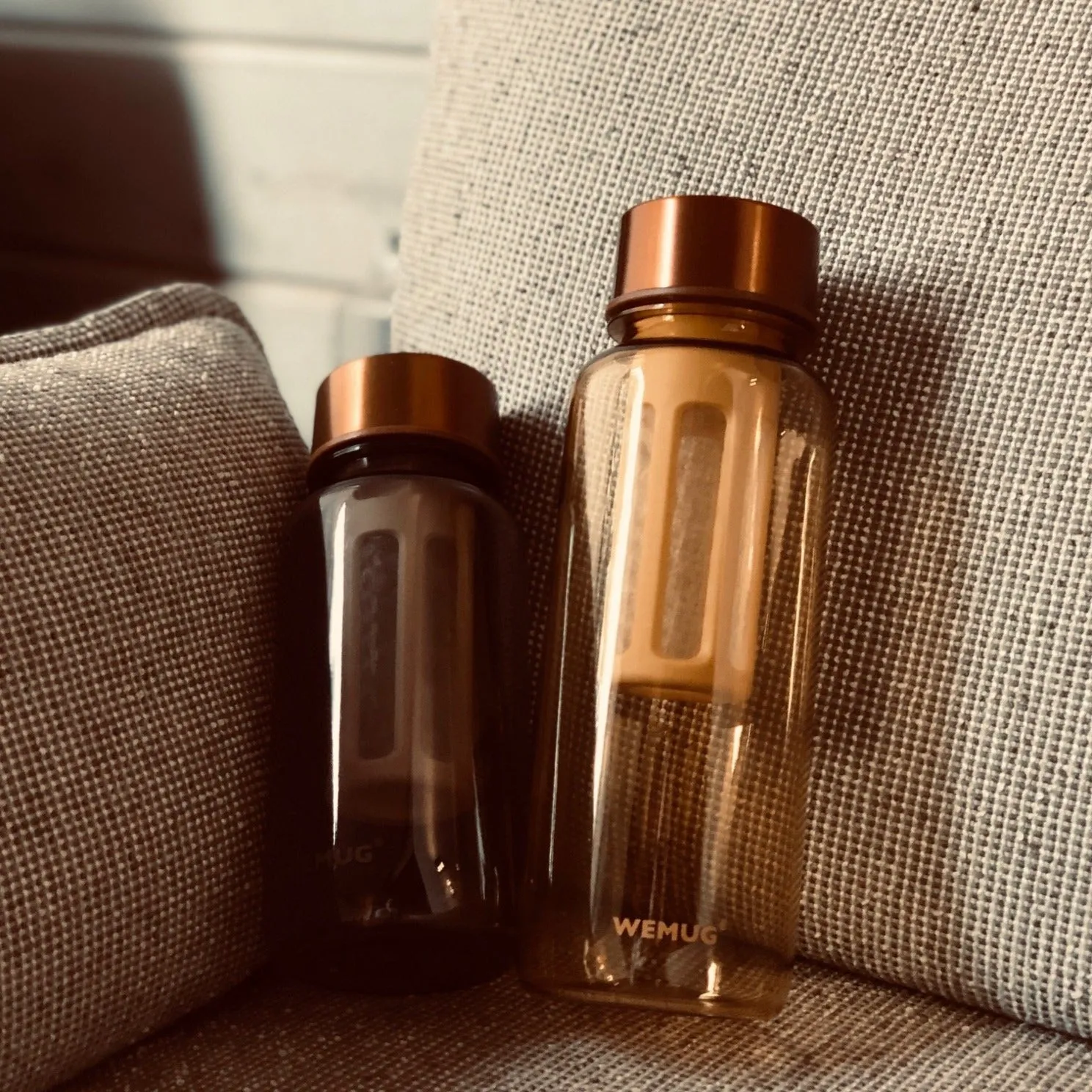 WEMUG Copper Brew Bottle S550/S650 with filter, BPA Free, coffee lover on-the-go