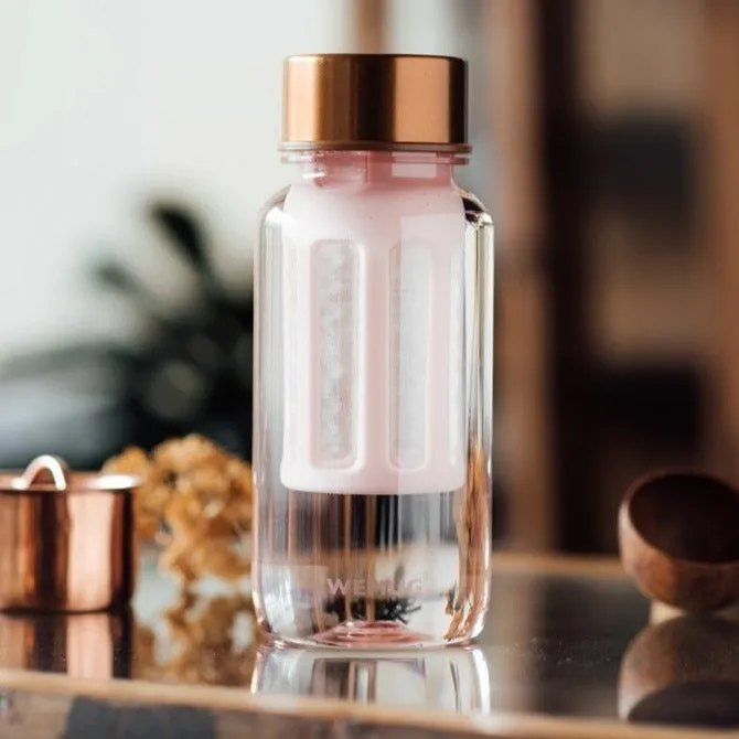 WEMUG Copper Brew Bottle S550/S650 with filter, BPA Free, coffee lover on-the-go