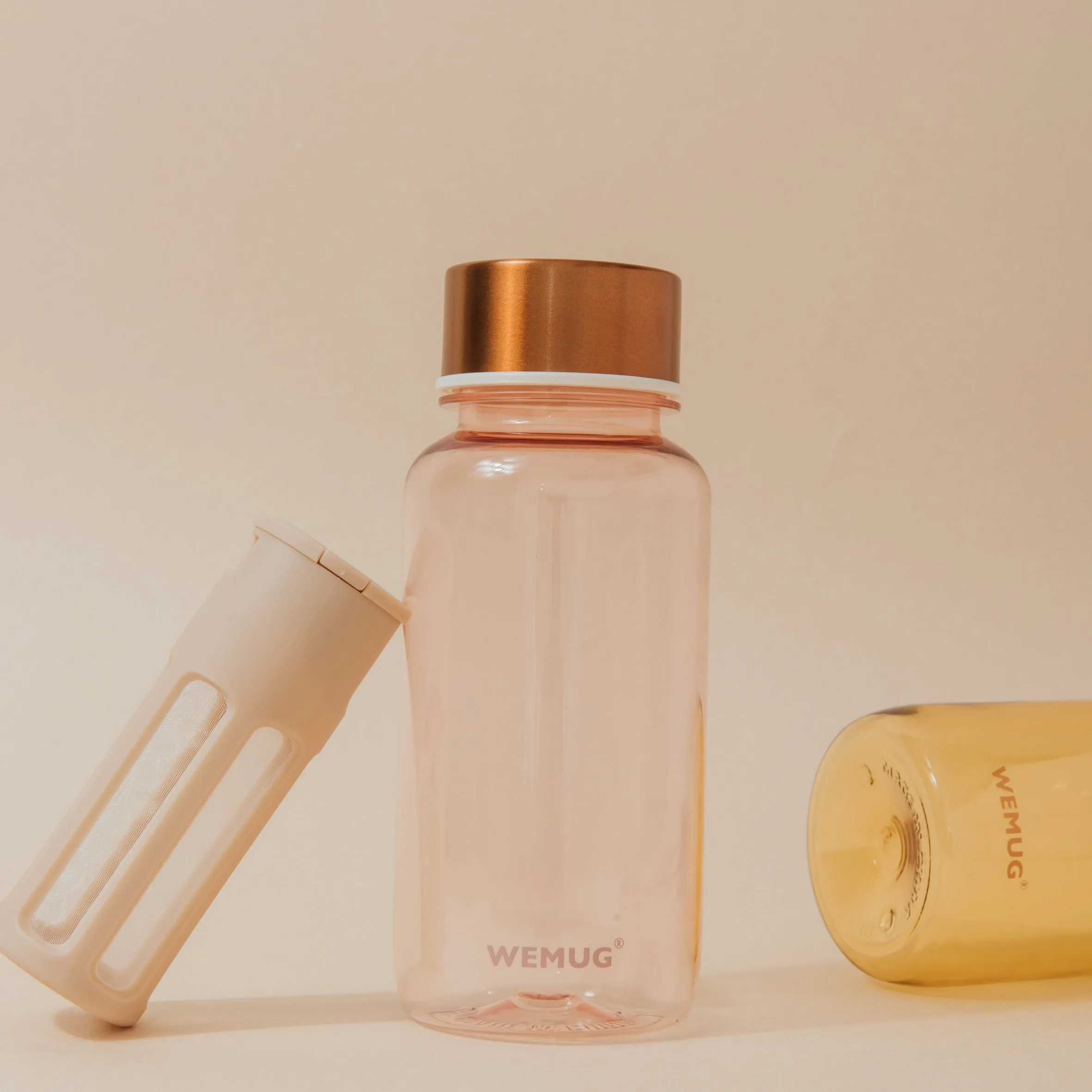 WEMUG Copper Brew Bottle S550/S650 with filter, BPA Free, coffee lover on-the-go