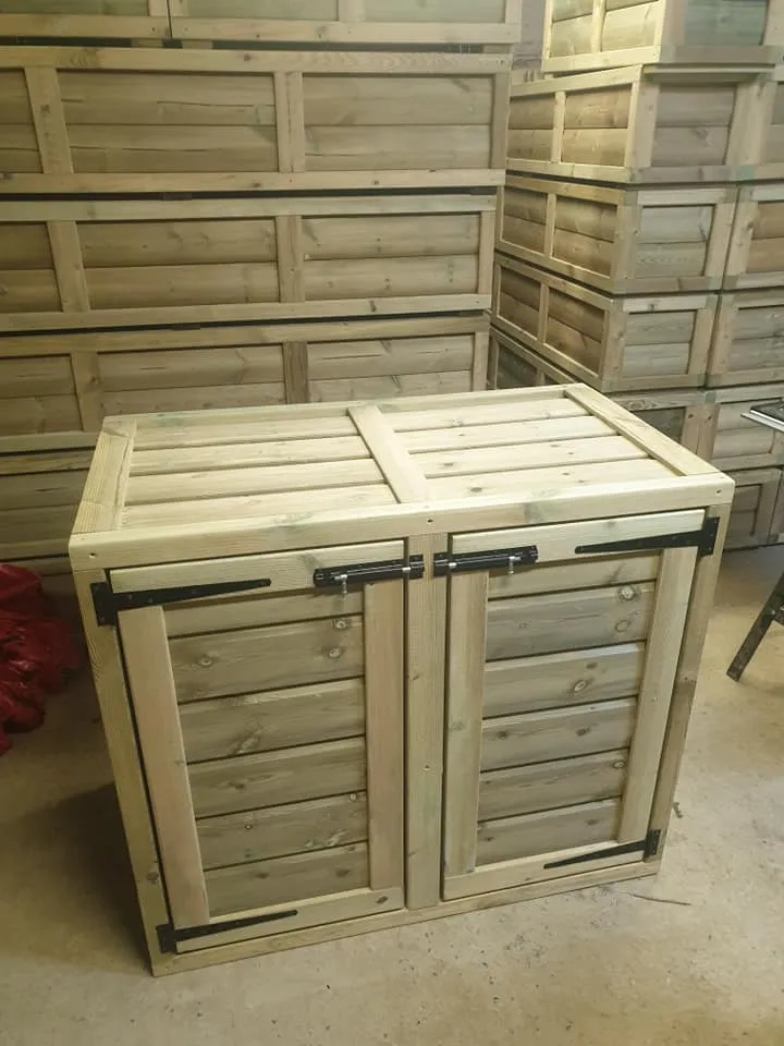 Wheelie Bin Box Storage Unit