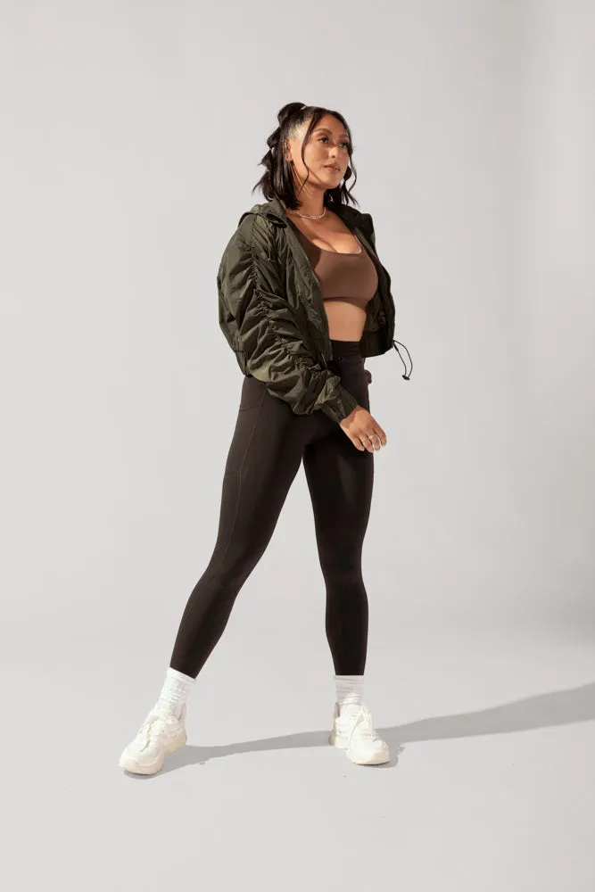 Whimsical Breeze Windbreaker - Forest Night by POPFLEX®