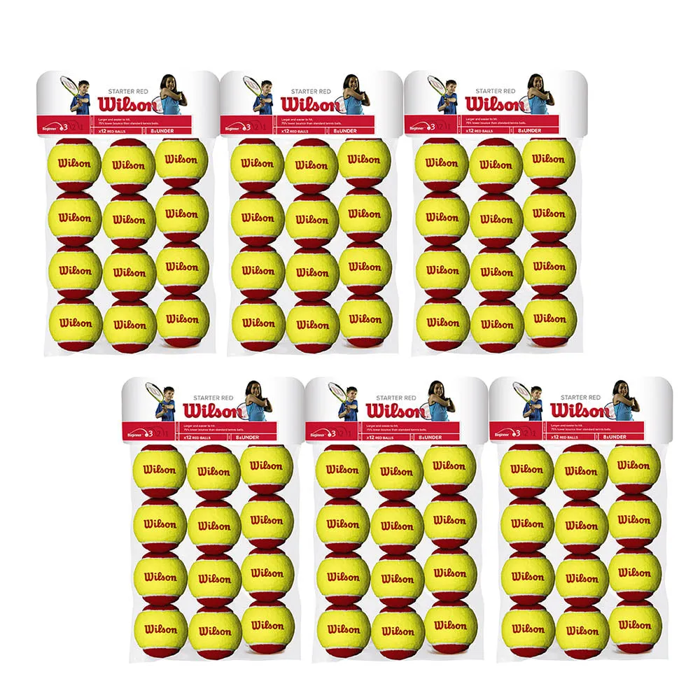 Wilson Stage 3 Red Junior Tennis Balls - Case of 72