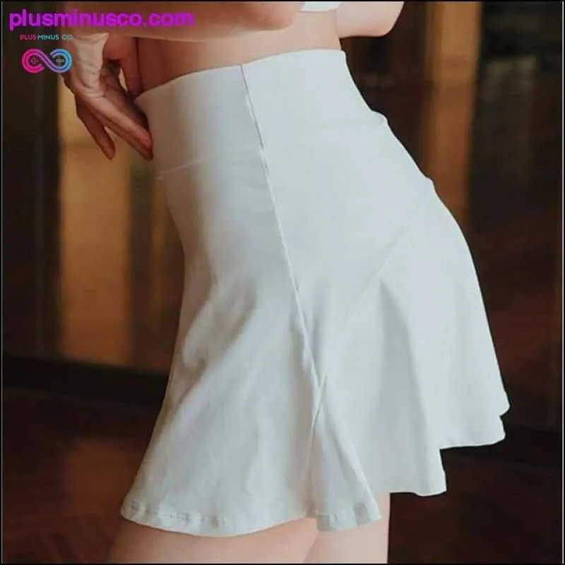 Women Sports Shorts Skirt Pleated Yoga Skort - Fitness