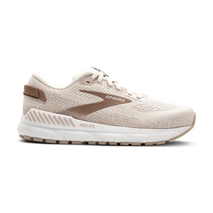 WOMEN'S BROOKS ARIEL GTS 24 WIDE 1204141D135 COLOR:  COCONUT/CHATEAU/PORTABELLA