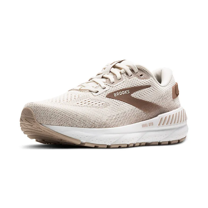 WOMEN'S BROOKS ARIEL GTS 24 WIDE 1204141D135 COLOR:  COCONUT/CHATEAU/PORTABELLA