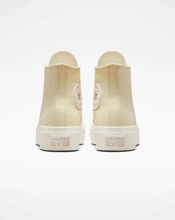 Womens Chunk Taylor Lift Elevated Gold Hi | Mums Potato Salad/Light Gold/Ergret
