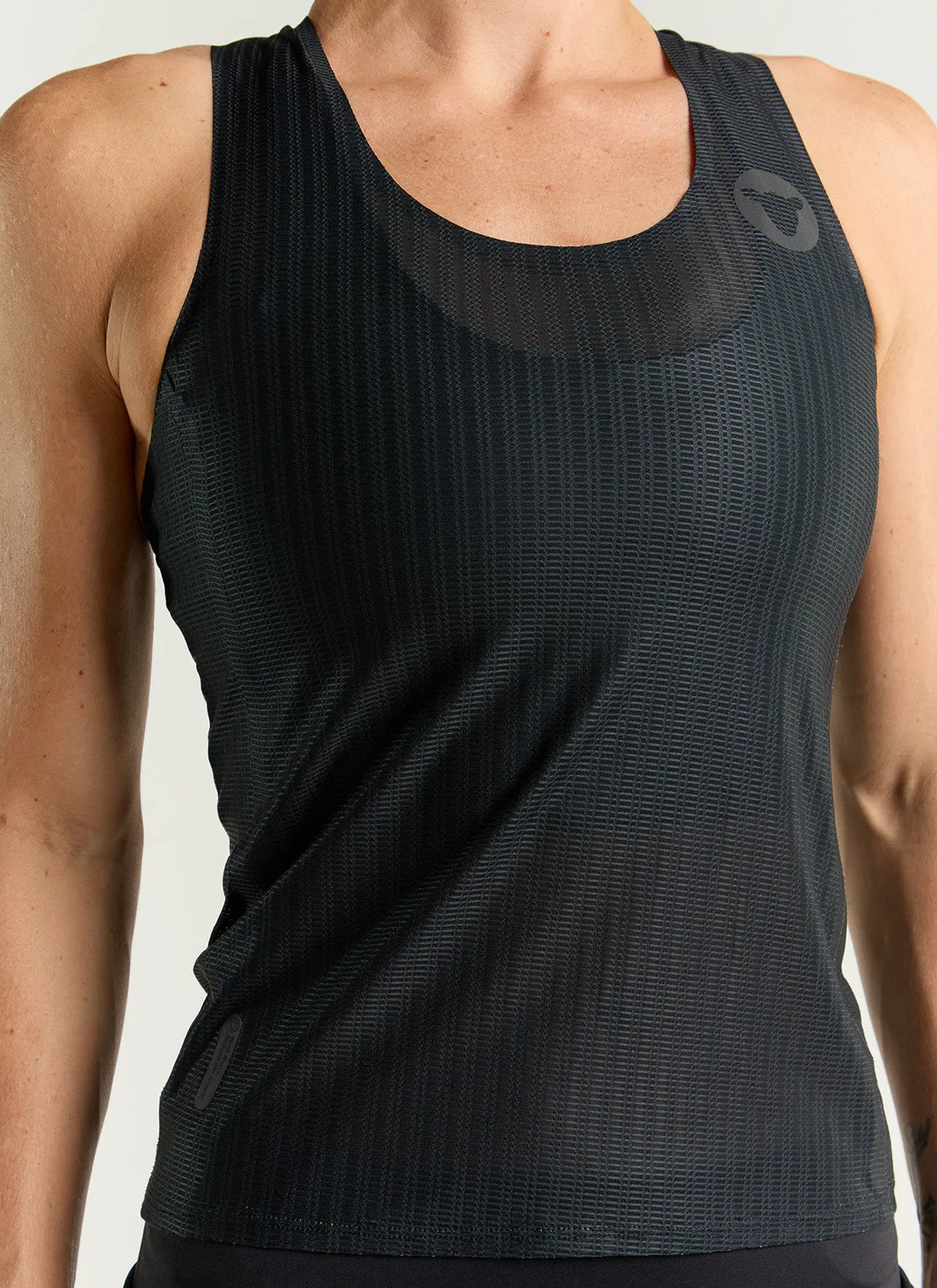 Women's Fly Singlet - Black Reflective