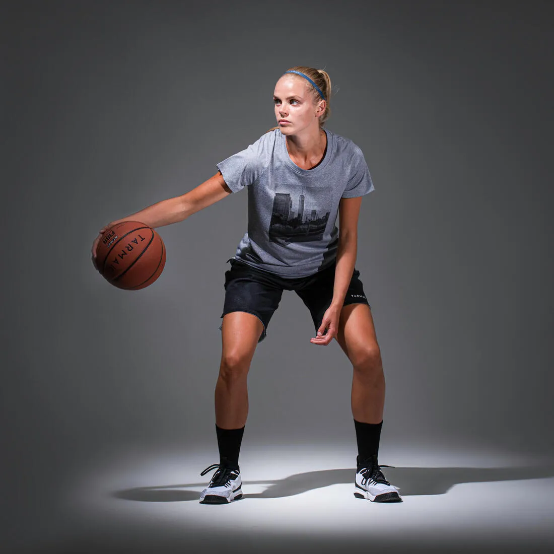 Women's Intermediate Basketball T-Shirt / Jersey TS500 - Sky