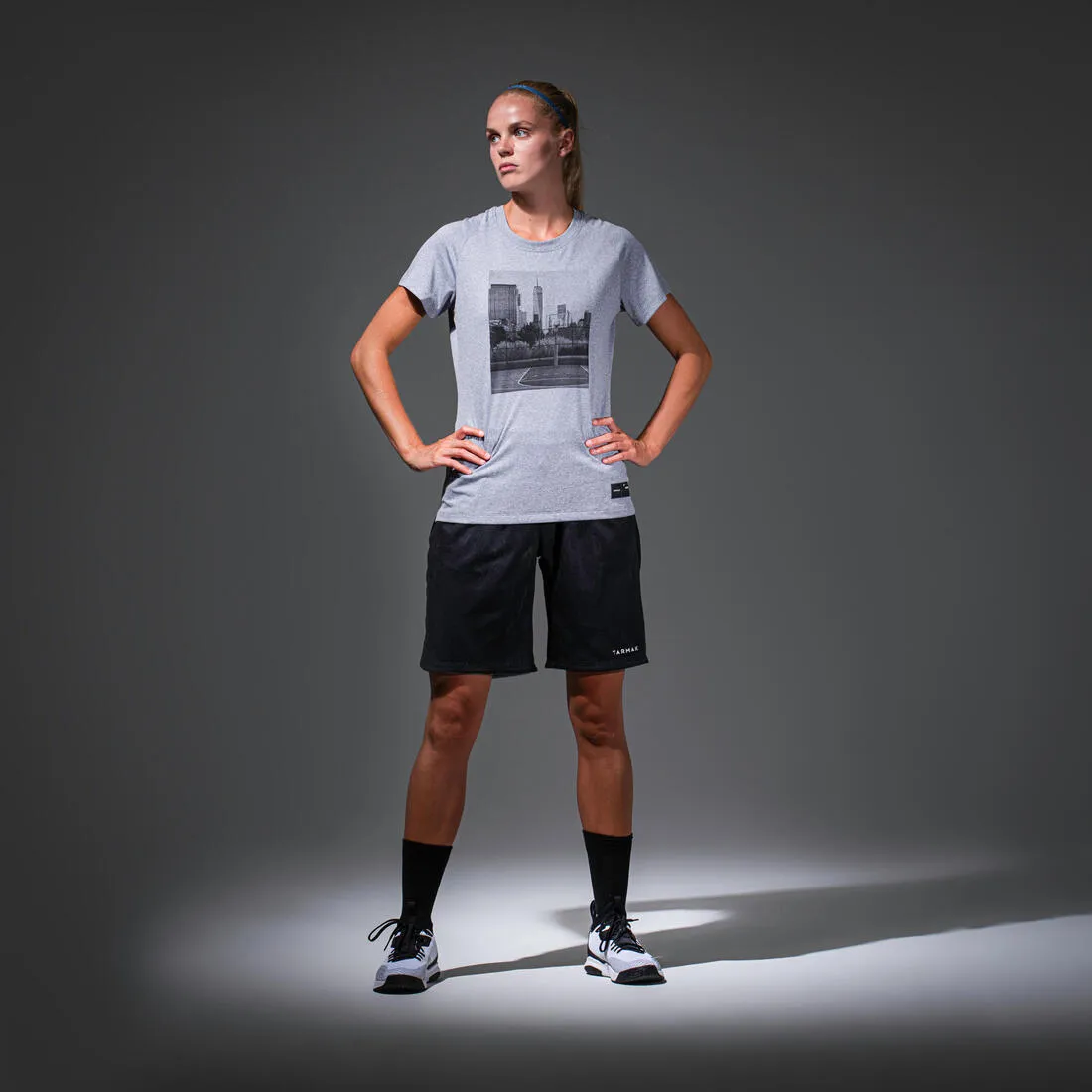 Women's Intermediate Basketball T-Shirt / Jersey TS500 - Sky