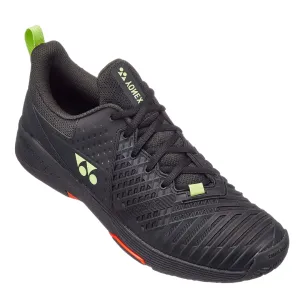 Yonex Sonicage 3 All Court Black Lime Mens Tennis Shoes